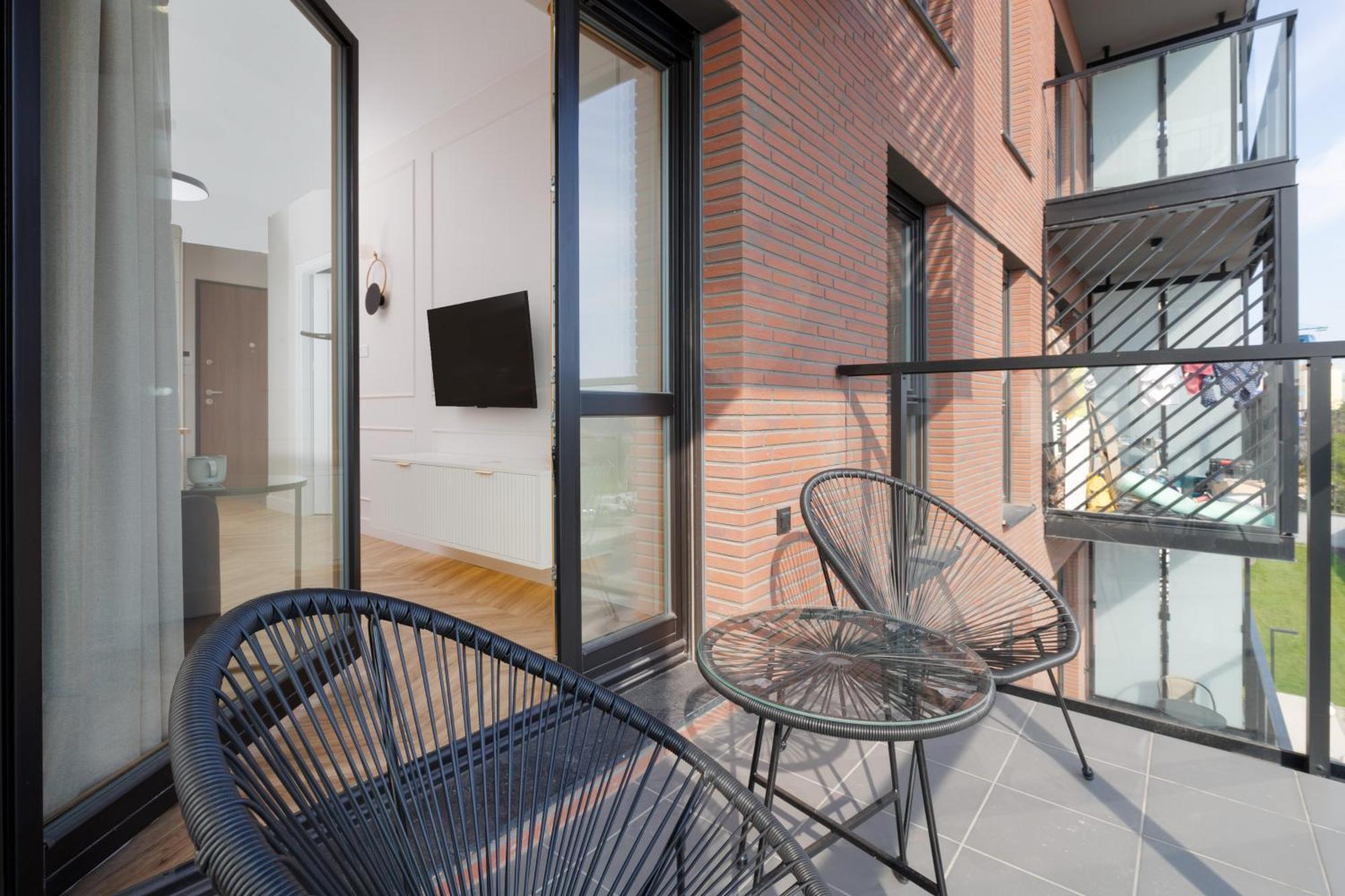 Sienna Grobla Apartment With View Of The Motlawa Terrace & Sauna, Gym By Noclegi Renters Danzig Exterior foto