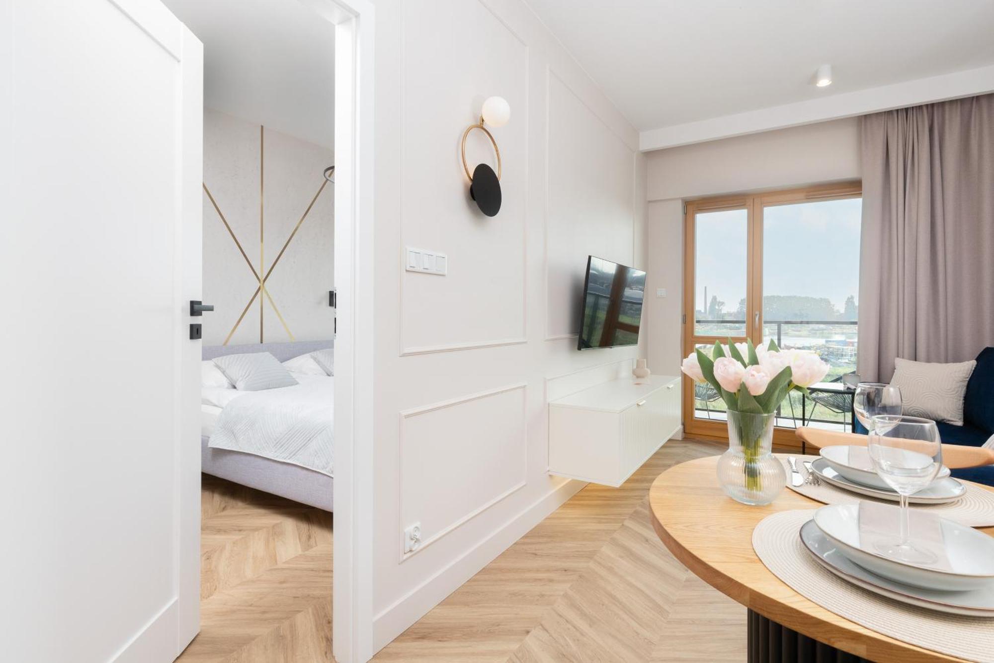 Sienna Grobla Apartment With View Of The Motlawa Terrace & Sauna, Gym By Noclegi Renters Danzig Exterior foto