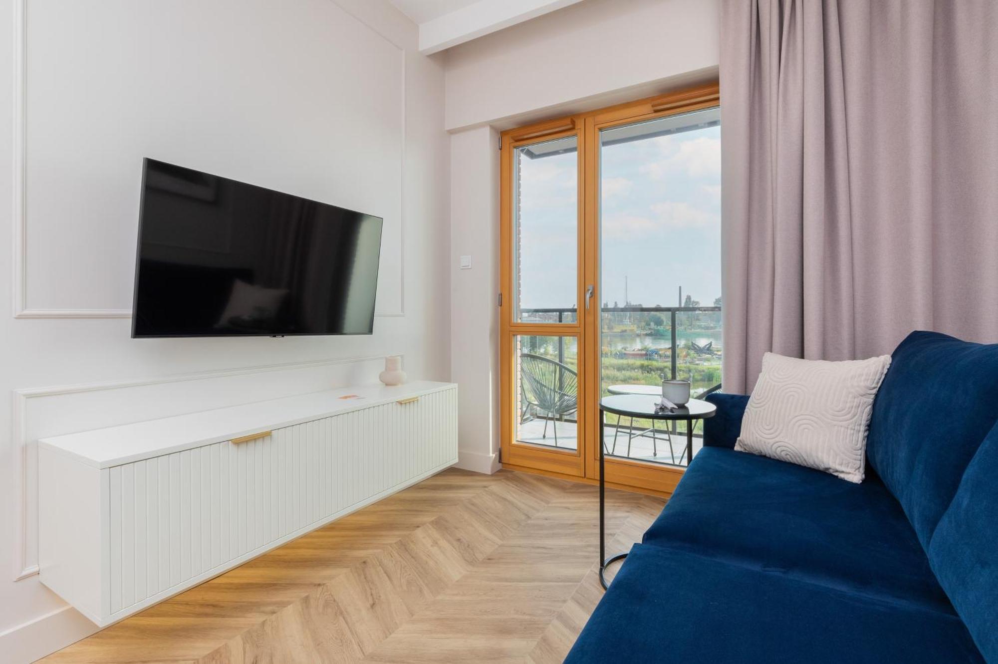 Sienna Grobla Apartment With View Of The Motlawa Terrace & Sauna, Gym By Noclegi Renters Danzig Exterior foto