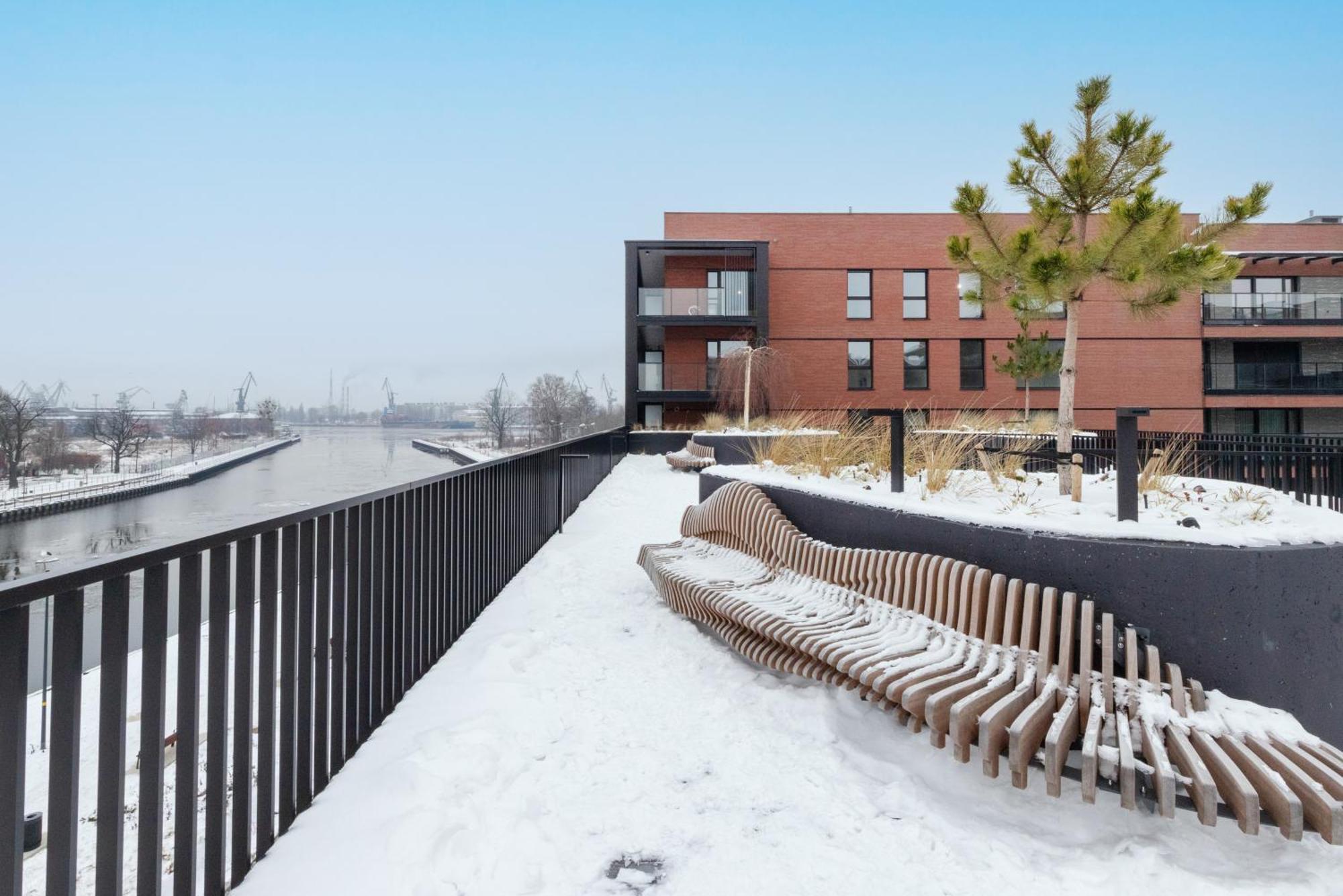 Sienna Grobla Apartment With View Of The Motlawa Terrace & Sauna, Gym By Noclegi Renters Danzig Exterior foto